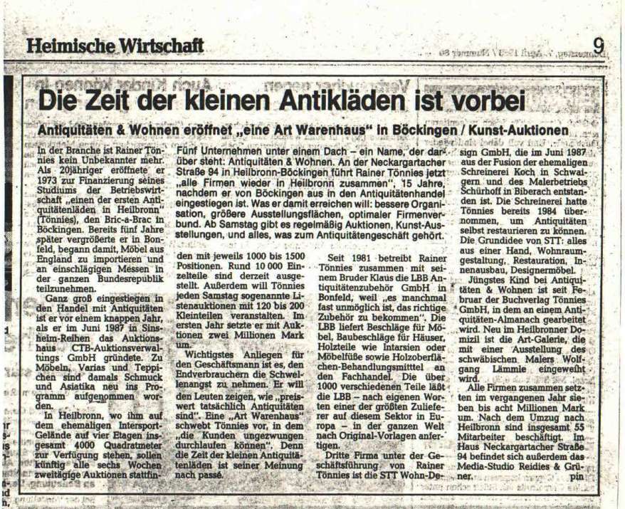 Heimische Presse - Heilbronner Stimme