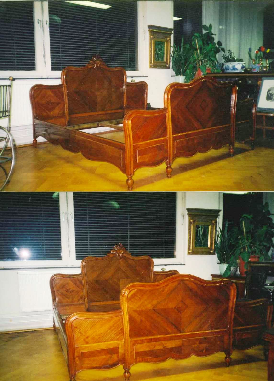 A&W  Hotelerie  1. Prototyp Recycling Design 1989, Zwei Queensizebetten zum Kingsize Hotelbett