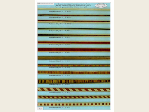 Intarsien am laufenden Meter