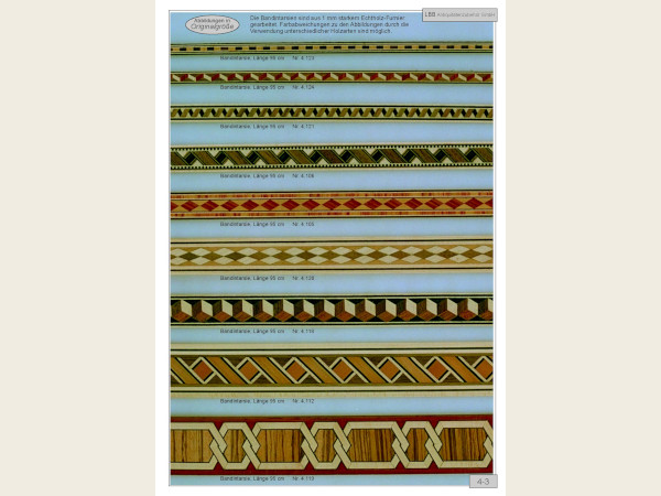 Intarsien am laufenden Meter