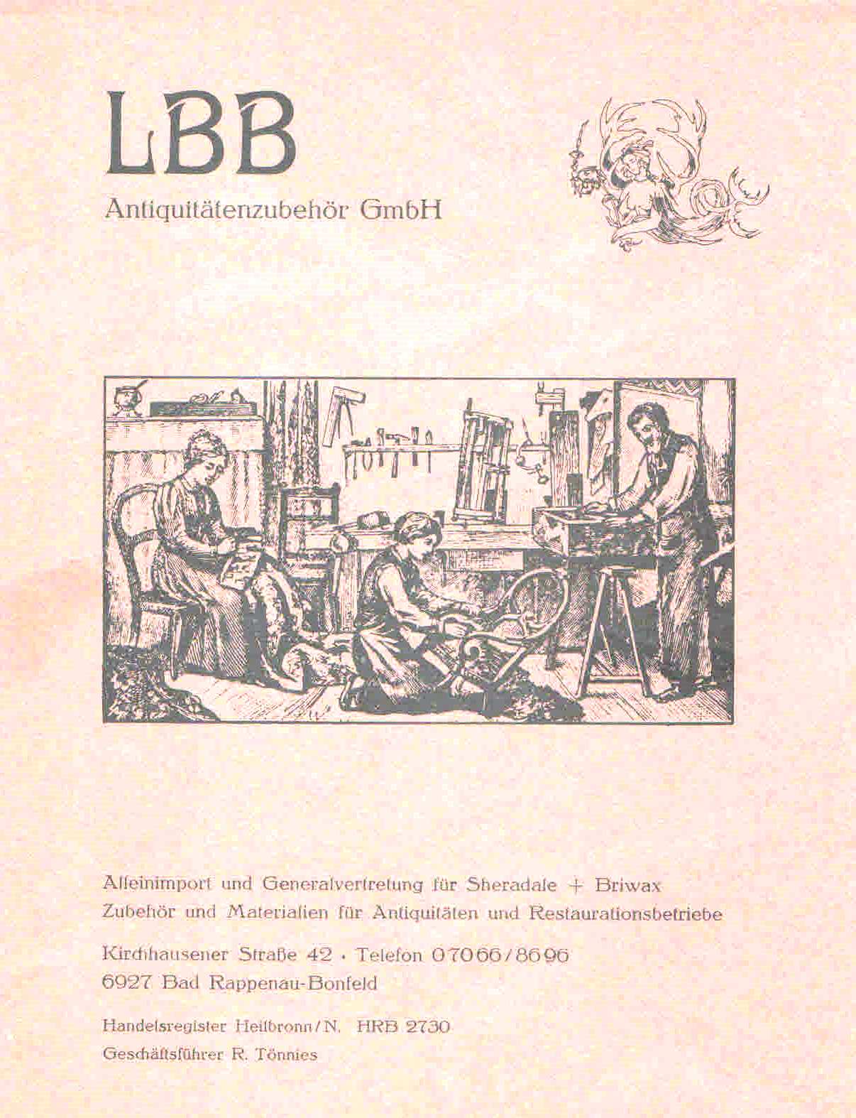 1981 Gründung der LBB Antiquitätenzubehör GmbH