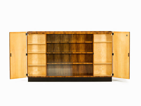 Art Deco Herrenzimmer, Leipzig um 1930,  Nussbaum furniert