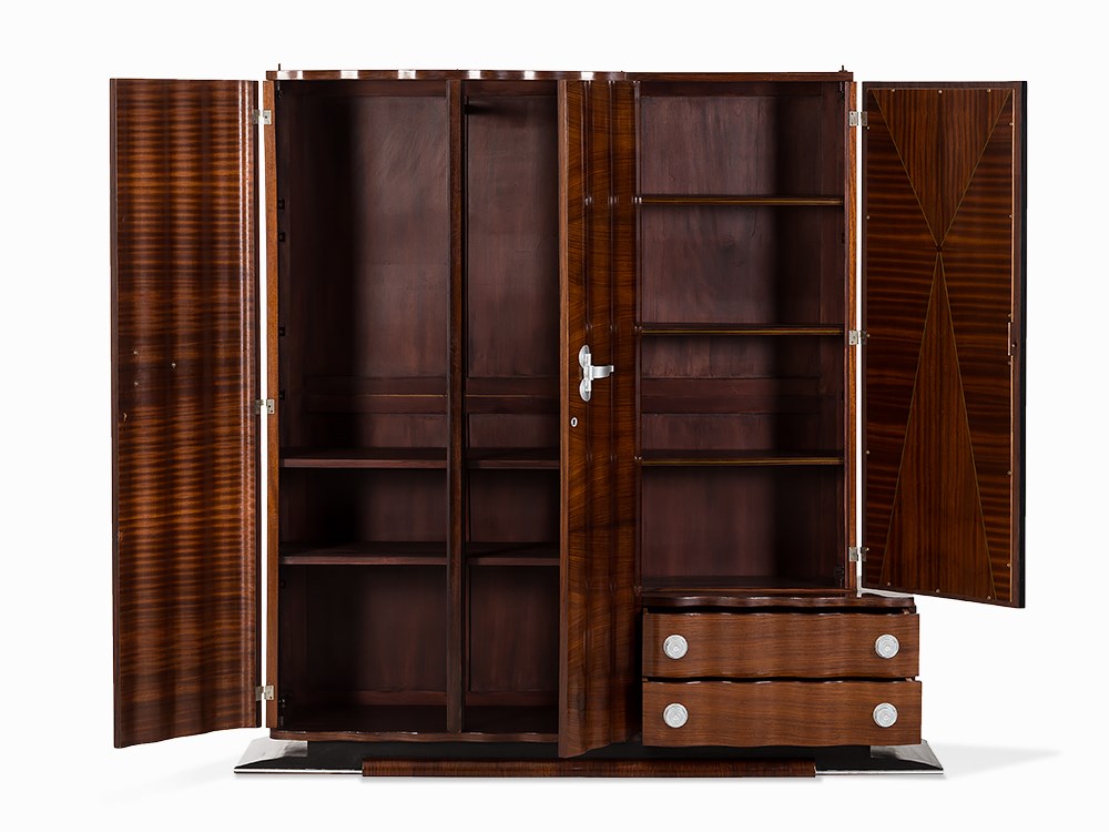 Art Deco Schrank, Frankreich um 1925, J. Leleu