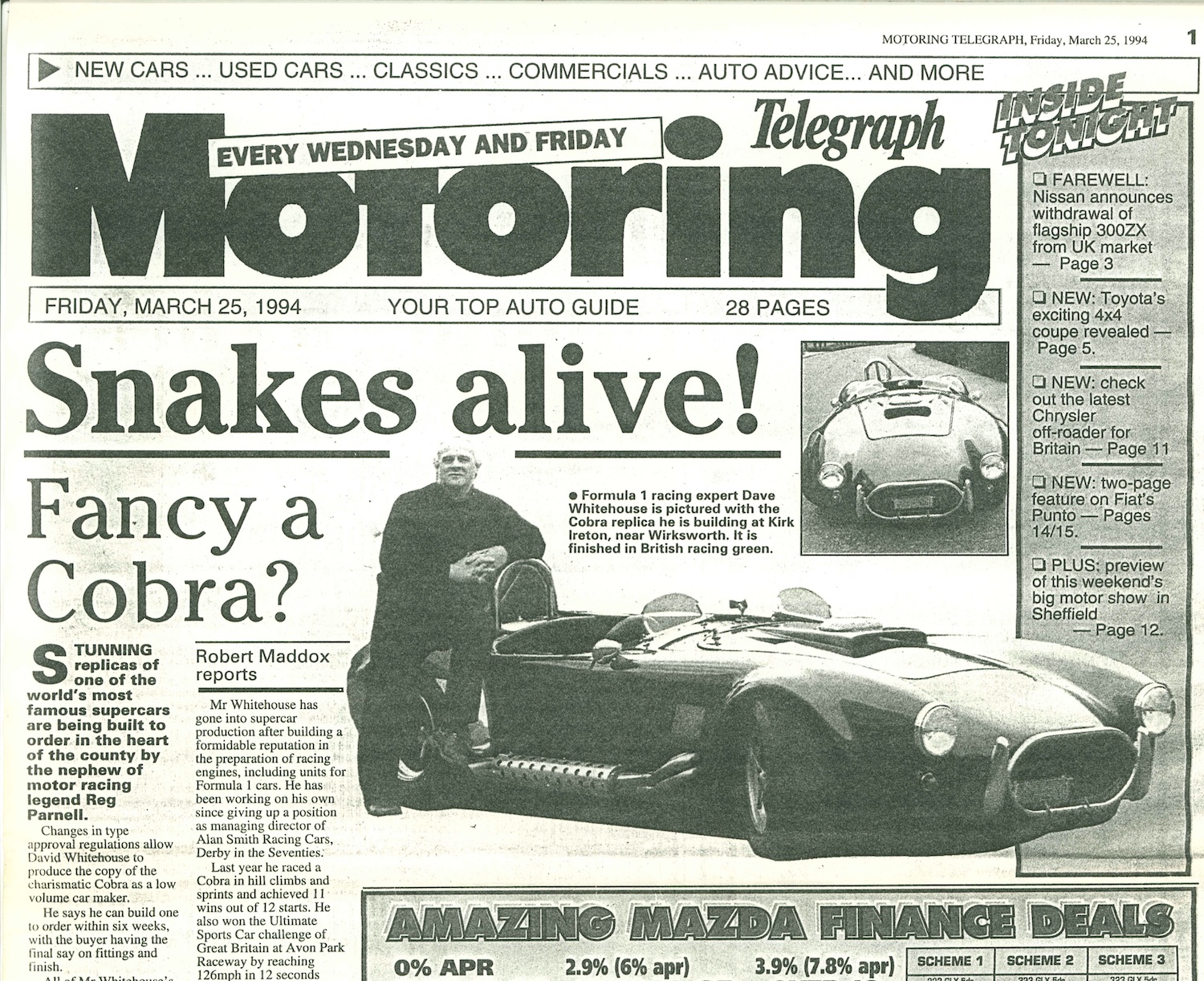 DWR COBRA ....snakes alive