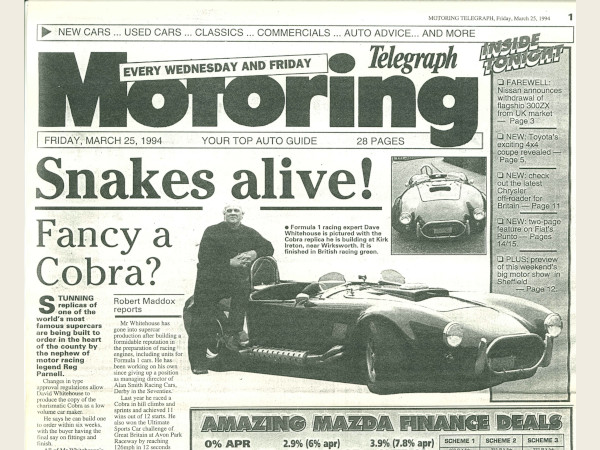 DWR COBRA ....snakes alive