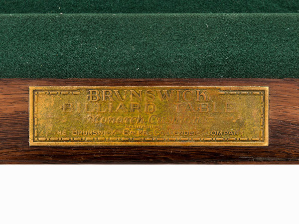 BRUNSWICK Billardtable MONARCH 1928