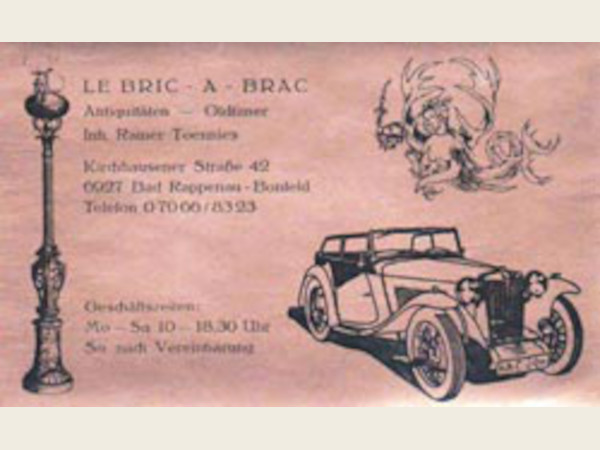 Erste Visitenkarte...